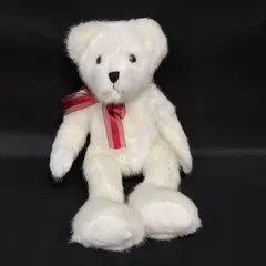 2006 Burton And Burton White Teddy Bear Plush Animal Toy 13 Inch