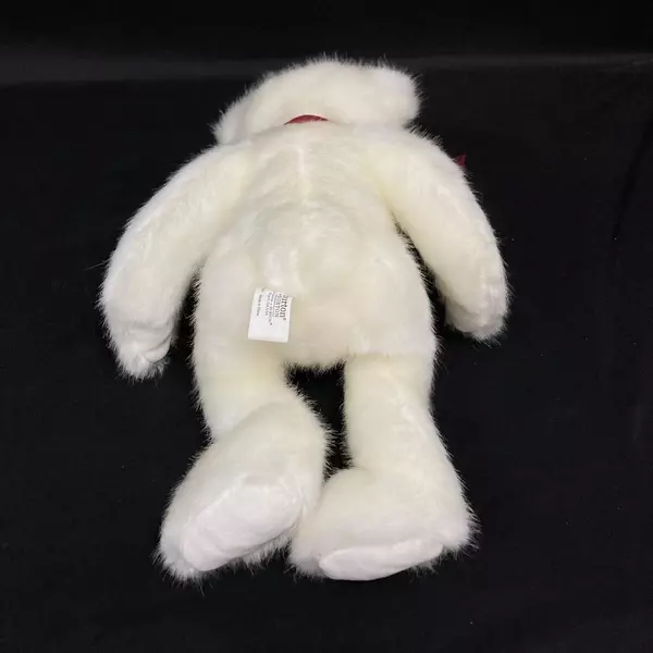 2006 Burton And Burton White Teddy Bear Plush Animal Toy 13 Inch
