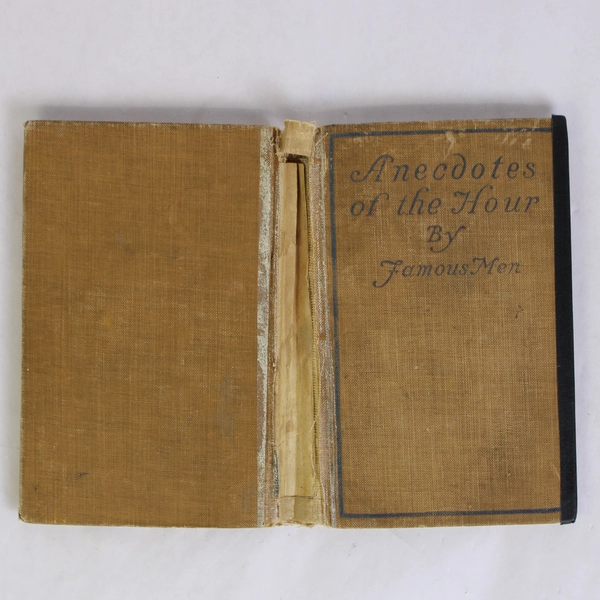 Antique Anecdotes of the Hour By Famous Men 1914 Hardcover