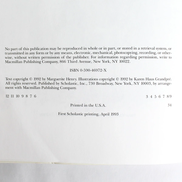 Misty's Twilight By Marguerite Henry Illustrated by Karen Haus Grandpre 1992 PB