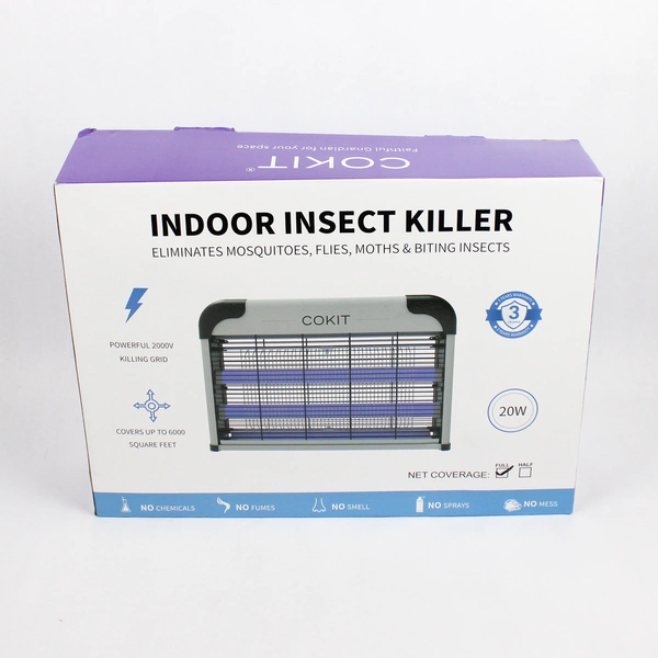 Cokit Indoor Electric Bug Zapper with Replacement Bulbs No Tray