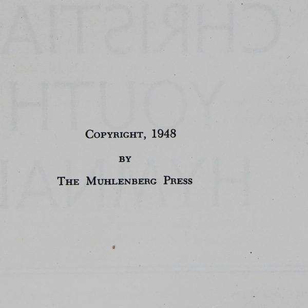 Vintage Christian Youth Hymnal 1948 Hardcover
