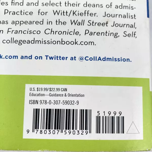 College Admission Step by Step by VanDeVelde & Mamlet - Pre-Owned Book