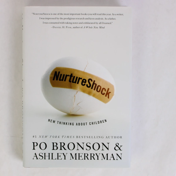 NurtureShock by Po Bronson & Ashley Merryman 2009 1st Edition Hardcover DJ