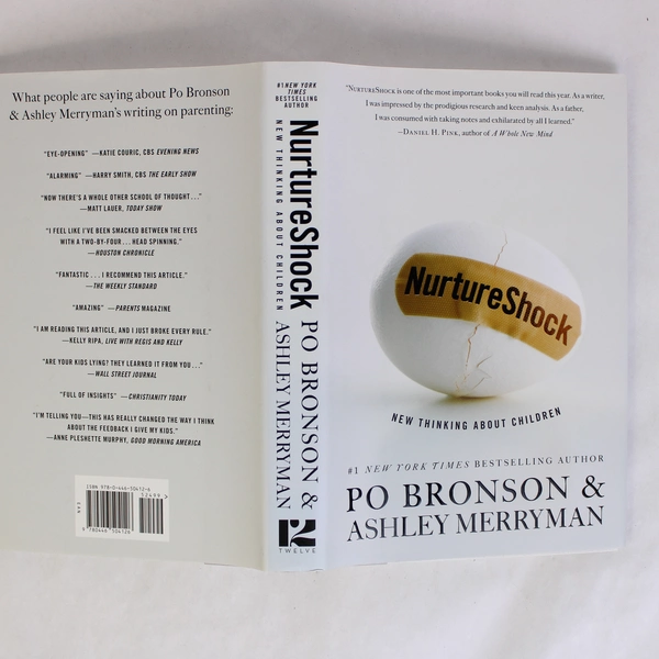 NurtureShock by Po Bronson & Ashley Merryman 2009 1st Edition Hardcover DJ