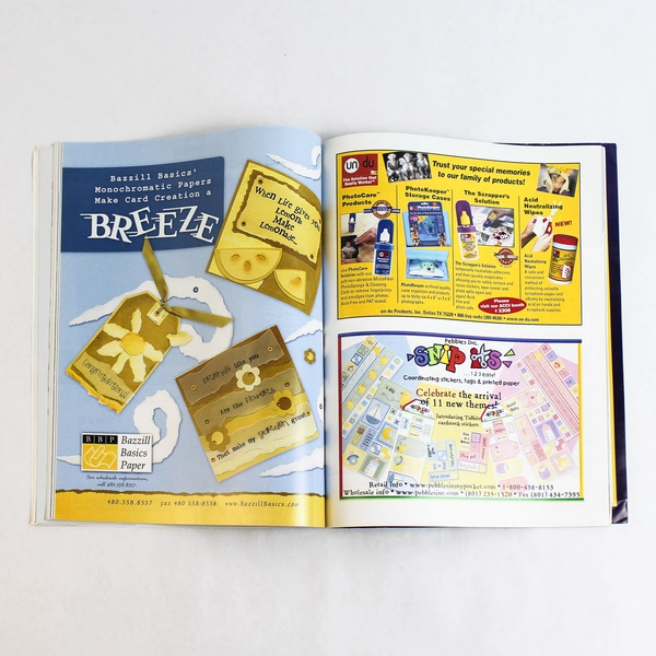 Ivy Cottage Scrapbook Magazine June/July 2003 Stamping Techniques