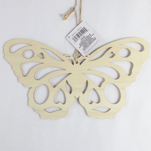 Lot of 2 Crafter's Square Hanging Wooden Decorations for Spring Painting Crafts