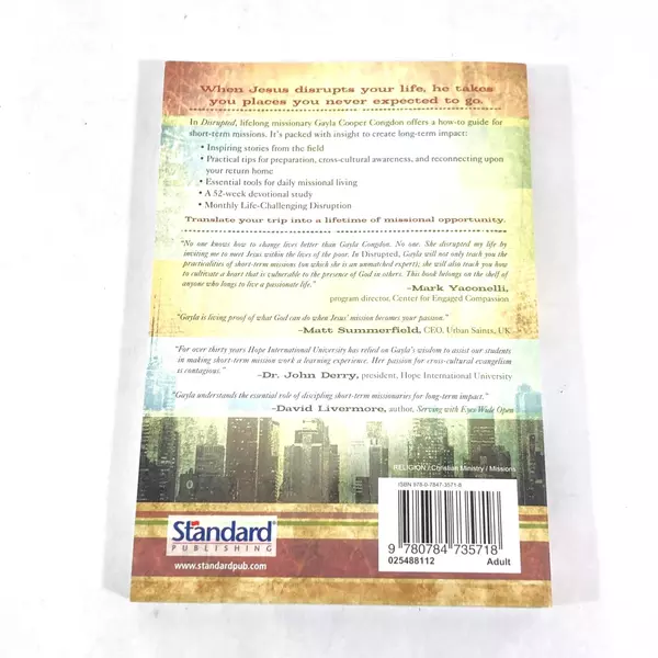 Disrupted by Gayla Cooper Congdon 2013 PB Cultivating Mission-Focused Life