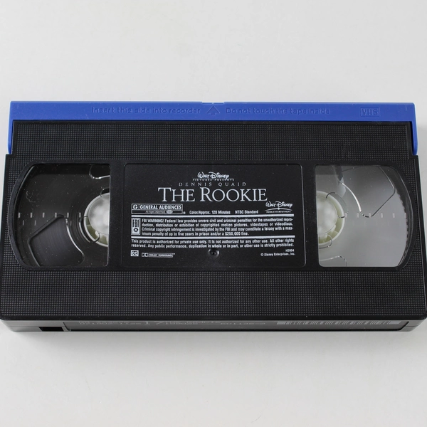 The Rookie VHS 2002 Disney Dennis Quaid Baseball Family Movie