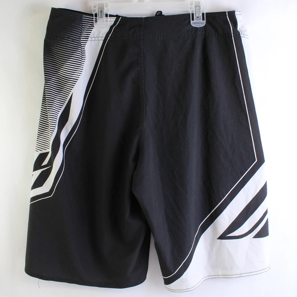 Fly Racing Men's Racing Gear 12 Inch Inseam Black & White Shorts Size 34