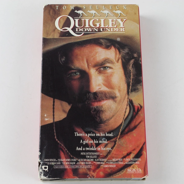 Quigley Down Under VHS 1991 MGM Home Entertainment Tom Selleck
