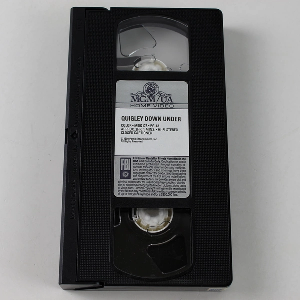 Quigley Down Under VHS 1991 MGM Home Entertainment Tom Selleck