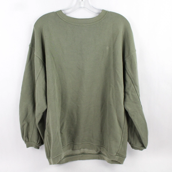 Aerie Solid Green Cotton Blend Sweatshirt Women's Size XS