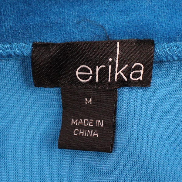 Erika Bedazzled Studded 3/4-Sleeve Top Women's Size Medium