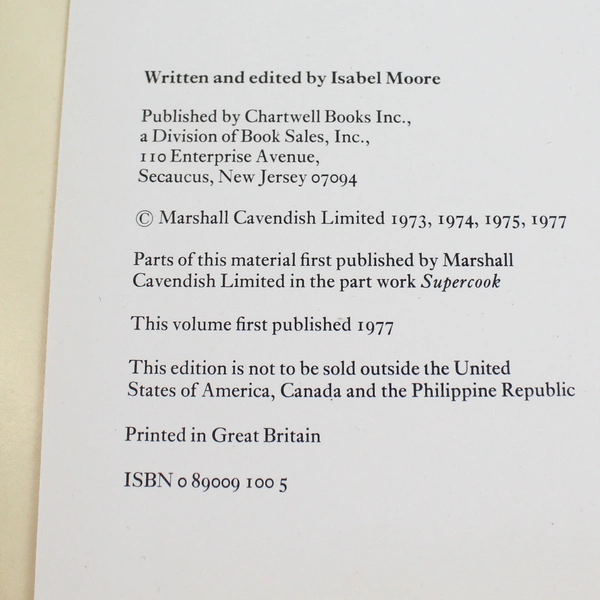 The World of Cooking Chinese Cooking By Isabel Moore Vintage Cookbook 1977