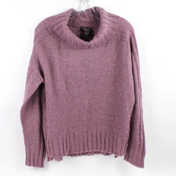 Hooked Up Lavender Purple Cowl Neck Sweater Women's Size Large