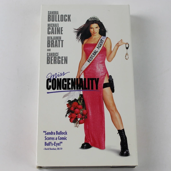 Miss Congeniality VHS 2001 Warner Bros Sandra Bullock