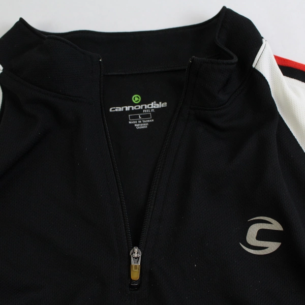 Cannondale Quarter-Zip Short Sleeve Cycling Jersey Women's Large