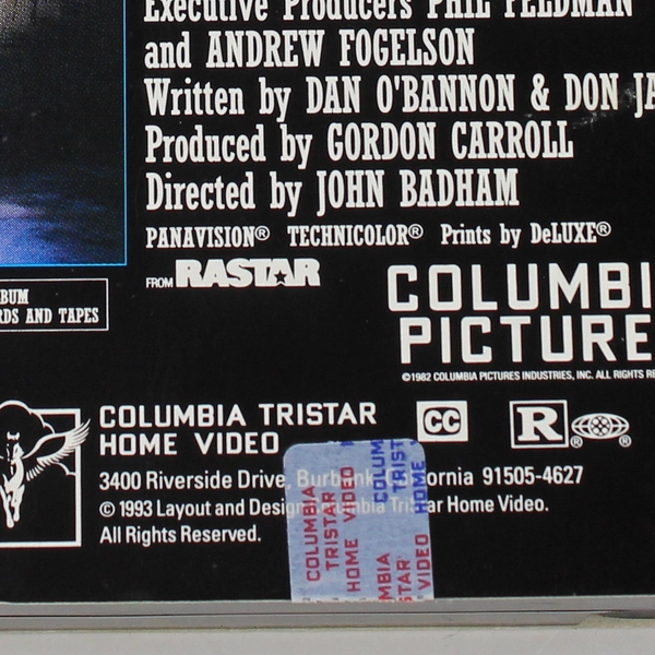 Blue Thunder VHS 1993 Columbia Pictures Roy Scheider