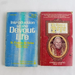 Lot Of 2 Catholic Figure Books: We Have a Pope & Intro. To The Devout Life (PB)
