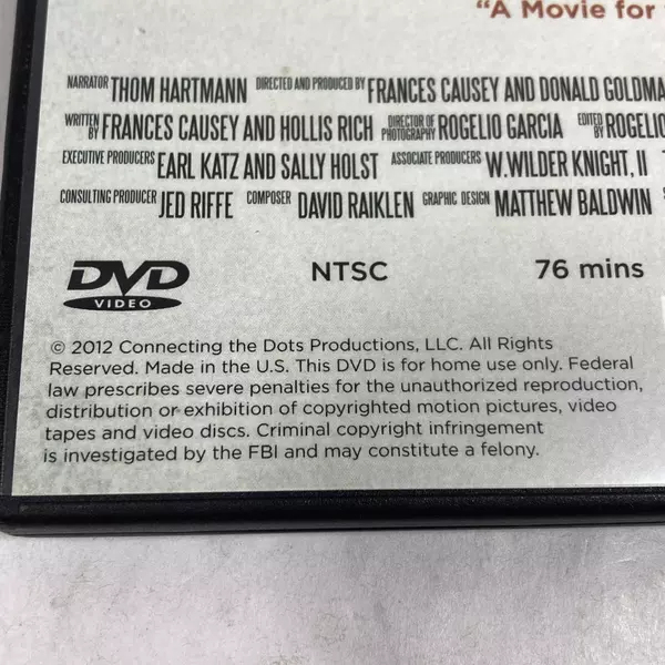 Heist: Who Stole the American Dream DVD - 2013 Documentary, Pre-Owned