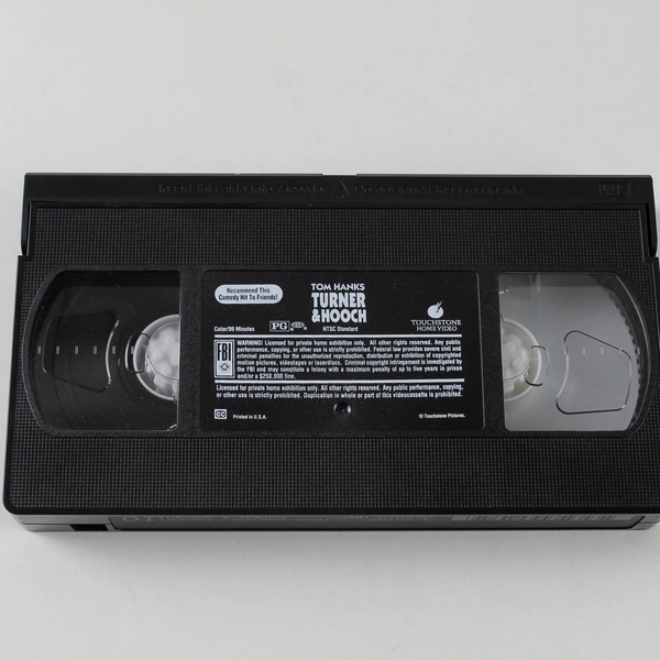 Turner & Hooch VHS 1996 Touchstone Home Entertainment Tom Hanks