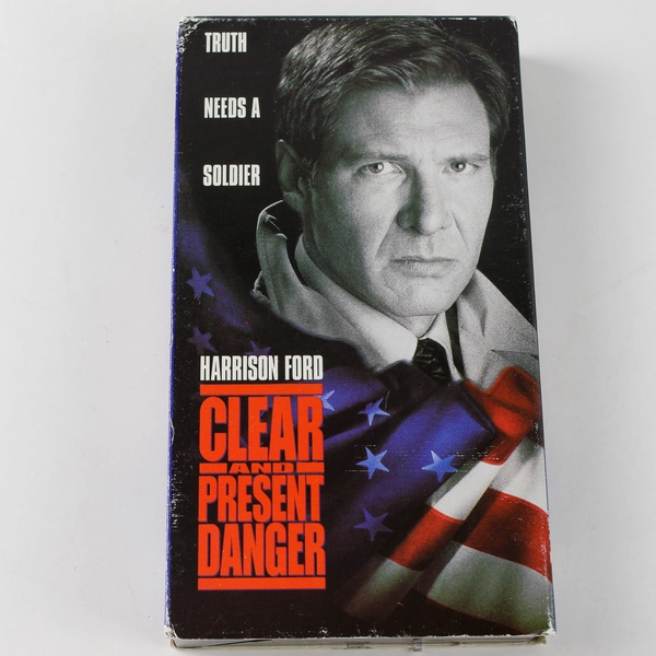 Clear and Present Danger VHS 1994 Harrison Ford