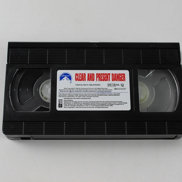 Clear and Present Danger VHS 1994 Harrison Ford