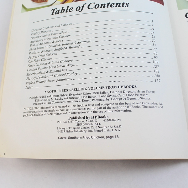 Chicken Cookery by Ceil Dyer 1983 Vintage Trade Paperback Book