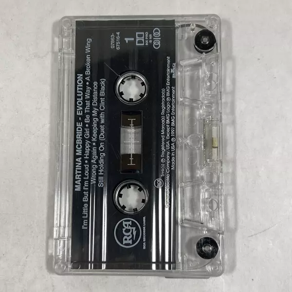 Martina McBride Evolution Cassette 1997 RCA Good Condition Untested