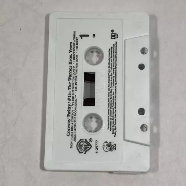 Conway Twitty #1's The Warner Brothers Years Cassette Pre-Owned