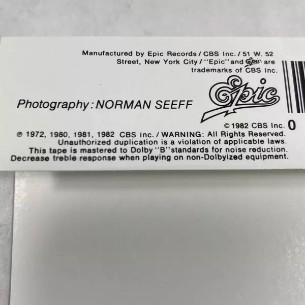 Tammy Wynette Biggest Hits Cassette 1990 Epic Records - Pre-Owned