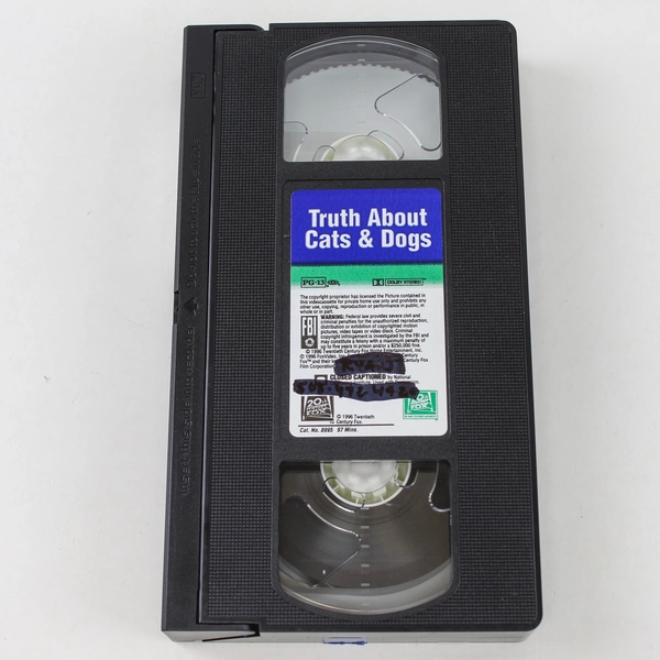 The Truth About Cats and Dogs VHS 1996 Uma Thurman 