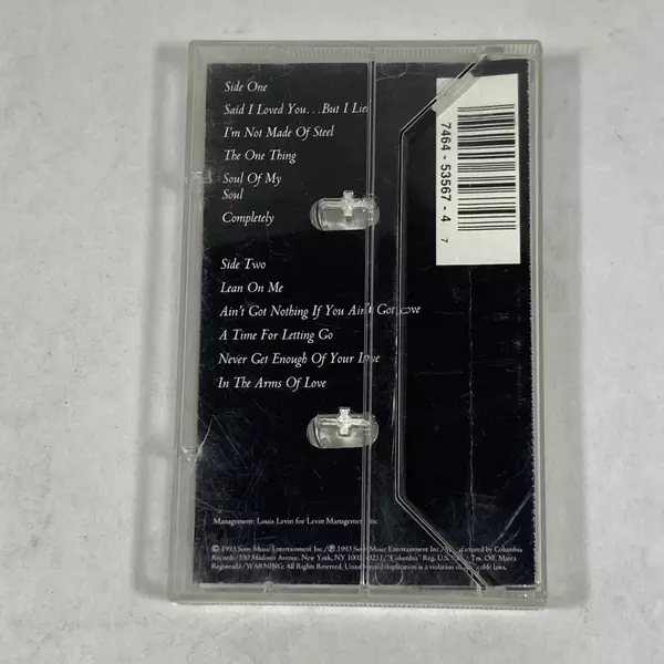 Michael Bolton The One Thing Cassette Tape 1993 Columbia Pre-Owned