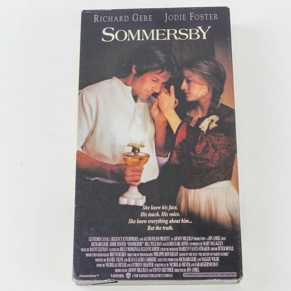 Sommersby VHS 1993 Warner Bros Richard Gere Jodie Foster