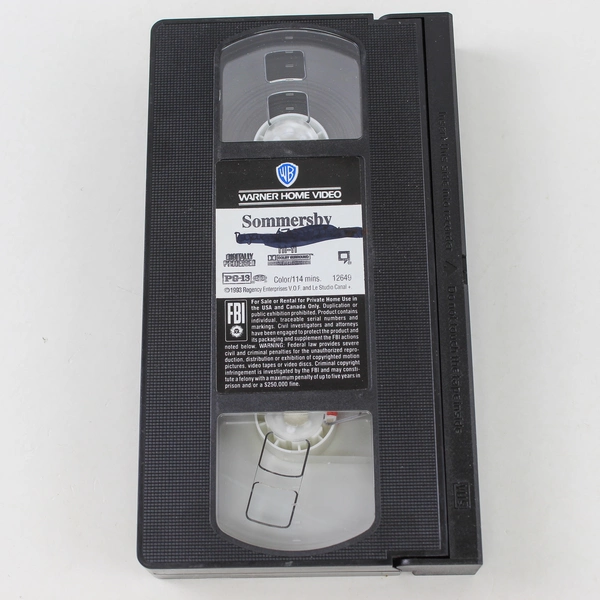 Sommersby VHS 1993 Warner Bros Richard Gere Jodie Foster