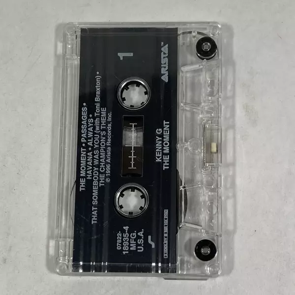 Kenny G The Moment Cassette Tape 1996 Arista Records Pre-Owned As Is