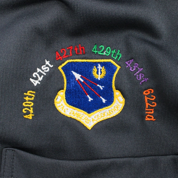 Cornerstone Embroidered Gray US Air Force Polo Shirt Men's 2XL