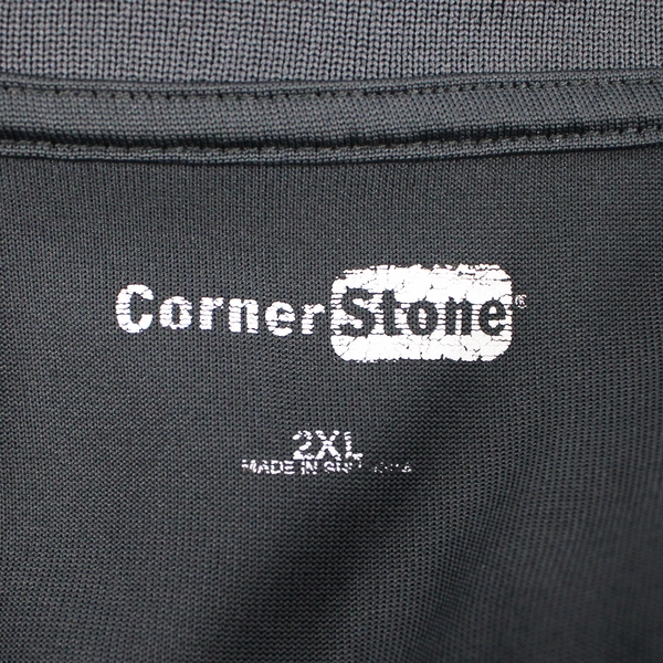 Cornerstone Embroidered Gray US Air Force Polo Shirt Men's 2XL