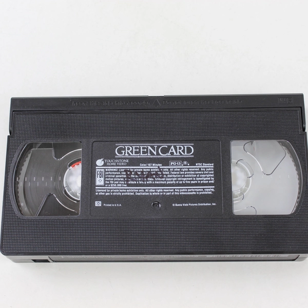 Green Card VHS 1991 Touchstone Home Entertainment Gerard Depardieu