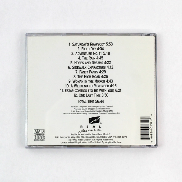 Jim Chappell Saturday's Rhapsody CD 1992 Real Music Acceptable Condition