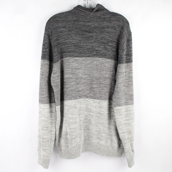 Great Northwest Gray Color Block 1/4-Zip Sweater Men's Size XL