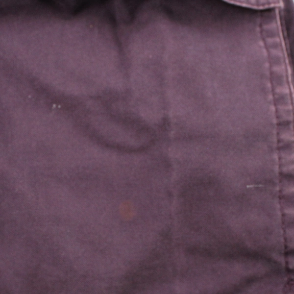 Vintage JLC Purple Green Full Zip Up Jacket 100% Cotton Women's Sz M