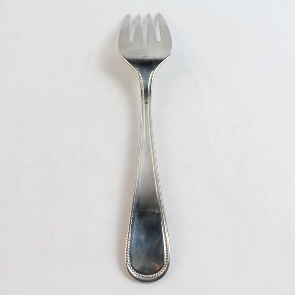 Reed & Barton Elegant Bead Serving Fork Stainless Steel Flatware