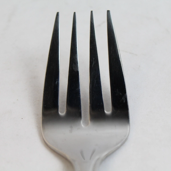 Reed & Barton Elegant Bead Serving Fork Stainless Steel Flatware