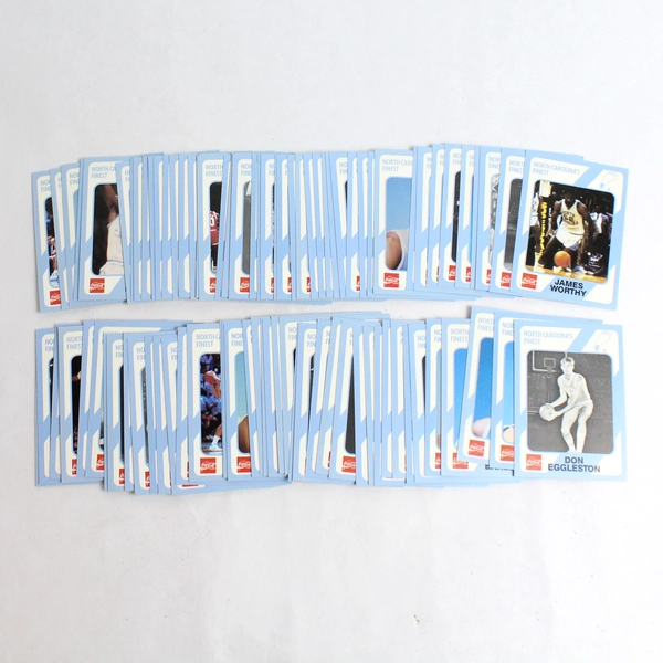 Lot of 90 Collegiate Collection 1989-90 Coca Cola Basketball Cards