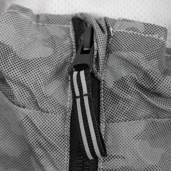 Dip Gray Camouflage Reflective Full Zip Up Vest Men's Size XL