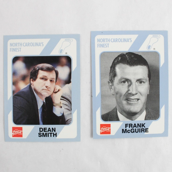 Lot of 189 Collegiate Collection 1989 Coca Cola North Carolina Basketball Cards