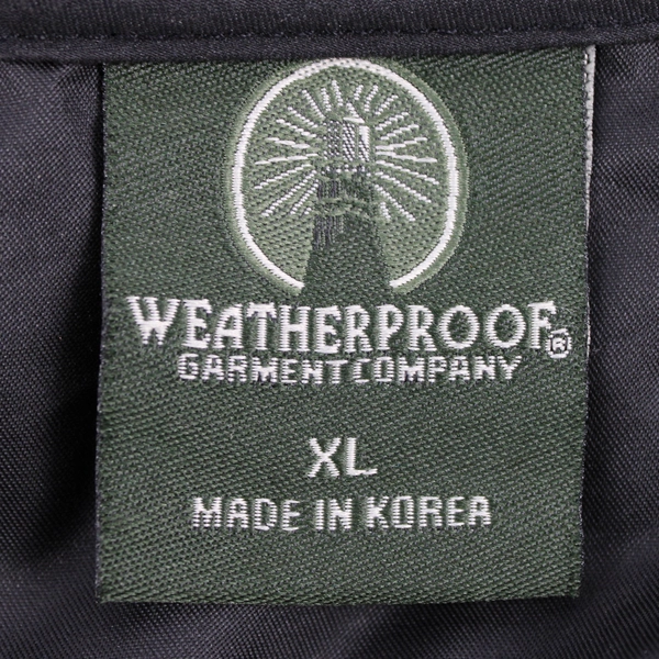Weatherproof Garment Company Lightweight Black Vest Men's XL