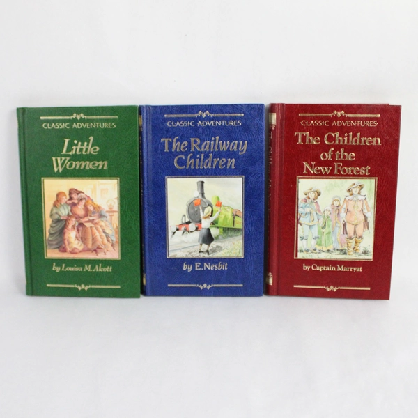 Lot of 3 Classic Adventures Books By Various Authors Fabbri Publishing 1990